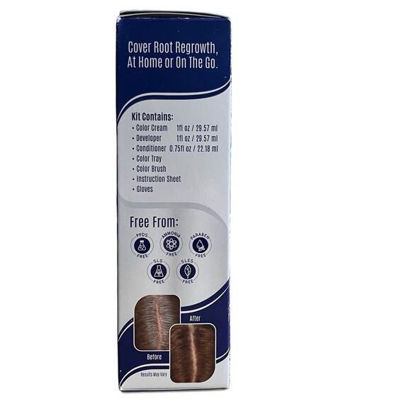 No Gray On The Go Permanent Root Coverage Medium Brown 35 Min Process Time - Picture 2 of 5